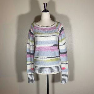 Free People colorful striped sweater